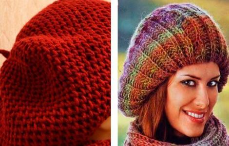 How to knit a beautiful women's beret for autumn, spring, summer?